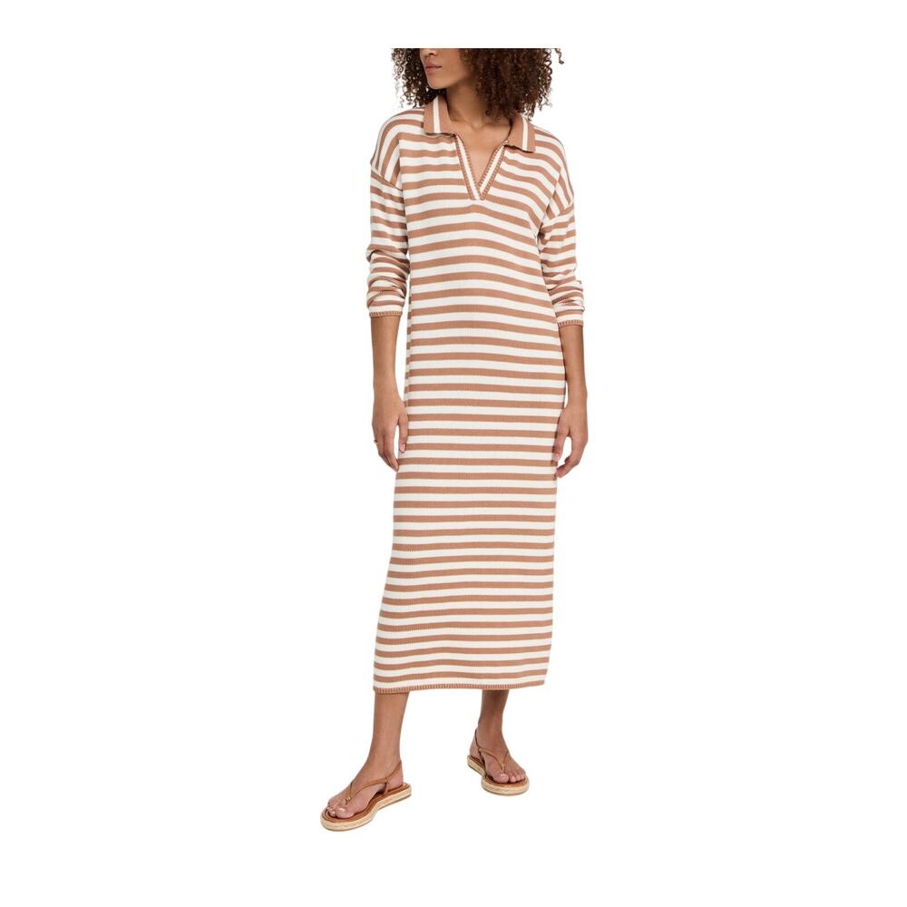 Shopbop Striped Multicolor Polo Maxi Dress Size S